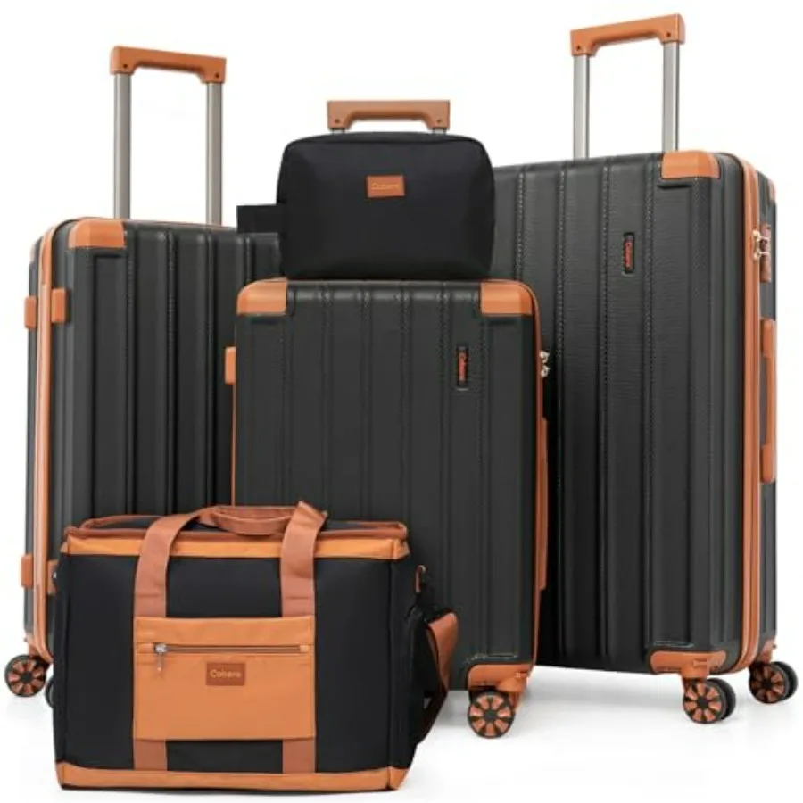 Luggage Sets 5 Pcs Suitcase with Wheels ABS Hard Case Luggage with Detachable Spinner Wheels Carry on Luggage Set with TSA Lock
Luggage Sets 5 Pcs Suitcase with Wheels ABS Hard Case Luggage with Detachable Spinner Wheels Carry on Luggage Set with TSA Lock