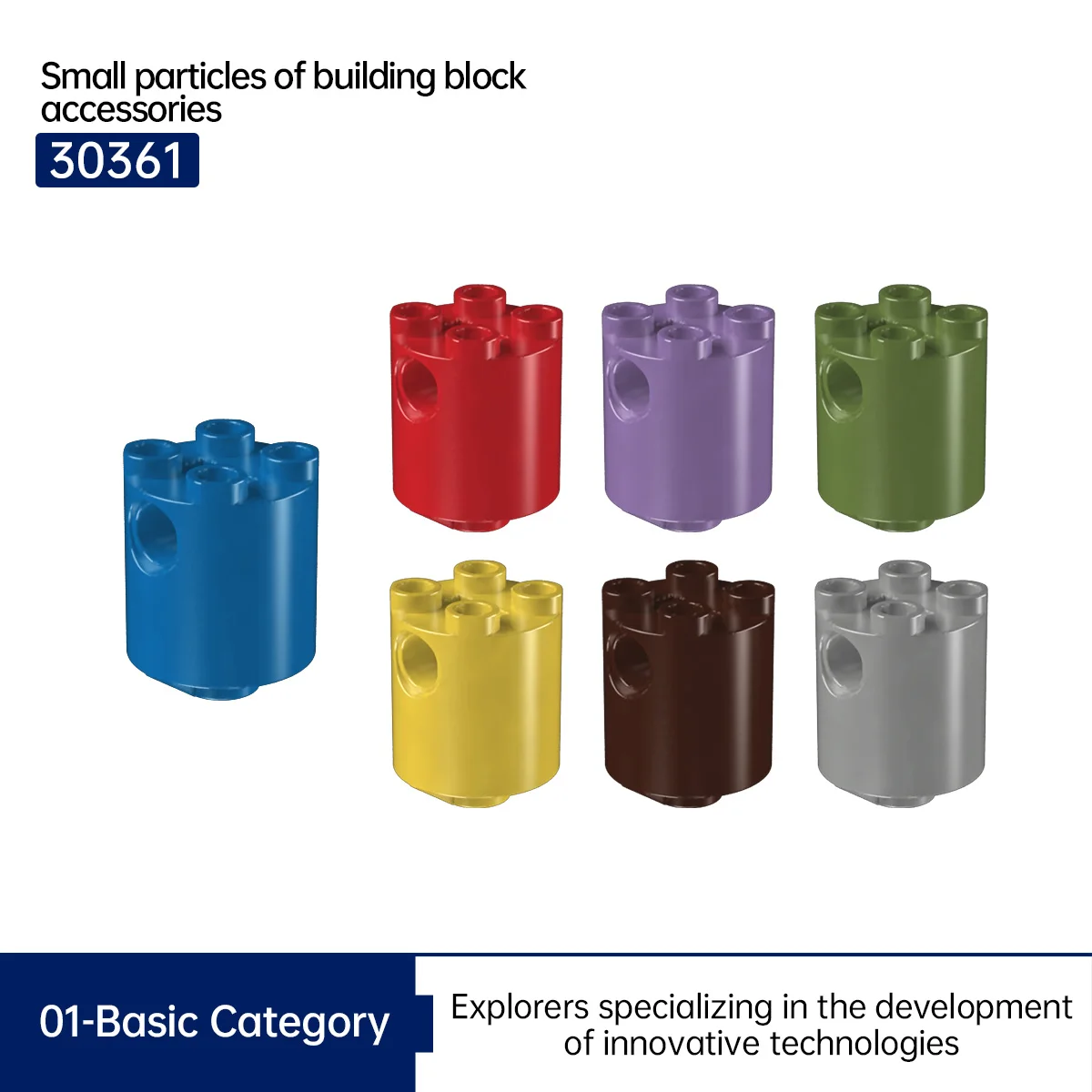 Precision Brick 51Pcs/Lot 30361 Technic Brick 2X2X2 Basic Blocks Norm Classic Accessorie of Moc Compatibility with Logo Toys
Precision Brick 51Pcs/Lot 30361 Technic Brick 2X2X2 Basic Blocks Norm Classic Accessorie of Moc Compatibility with Logo Toys