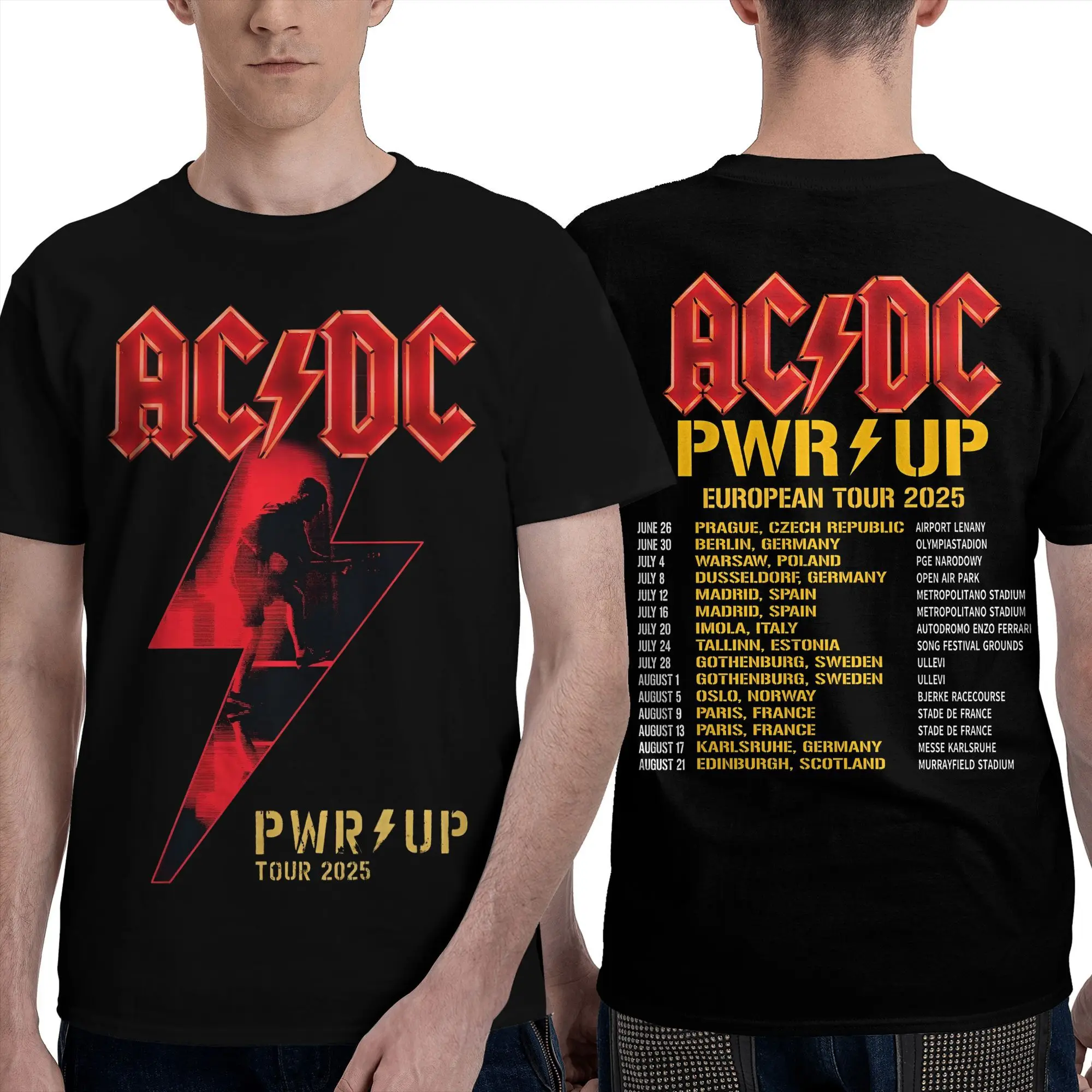 Summer Men Women's ACs Pwr Up World Tour DCs EUROPE 2025 Shirt Merchandise Pure Cotton T-shirt Clothes Vintage Tee Shirt
Summer Men Women's ACs Pwr Up World Tour DCs EUROPE 2025 Shirt Merchandise Pure Cotton T-shirt Clothes Vintage Tee Shirt