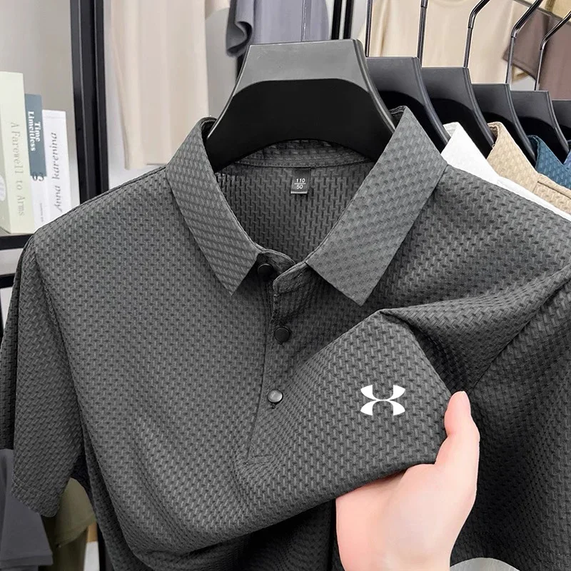 Men's Sports Brand Polo Shirt Fashion Printed Short Sleeved Top 2026 Summer New Comfortable Cool Casual Business Lapel T-shirt
Men's Sports Brand Polo Shirt Fashion Printed Short Sleeved Top 2026 Summer New Comfortable Cool Casual Business Lapel T-shirt
