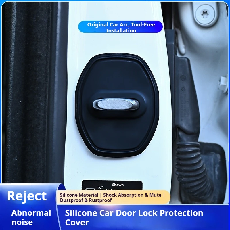4 шт., крышка с пряжкой дверного замка автомобиля для Ford Ranger Everest Transit Tourneo, защитные чехлы, защита от ударов, дверного замка, силиконовая защита 
4 шт., крышка с пряжкой дверного замка автомобиля для Ford Ranger Everest Transit Tourneo, защитные чехлы, защита от ударов, дверного замка, силиконовая защита