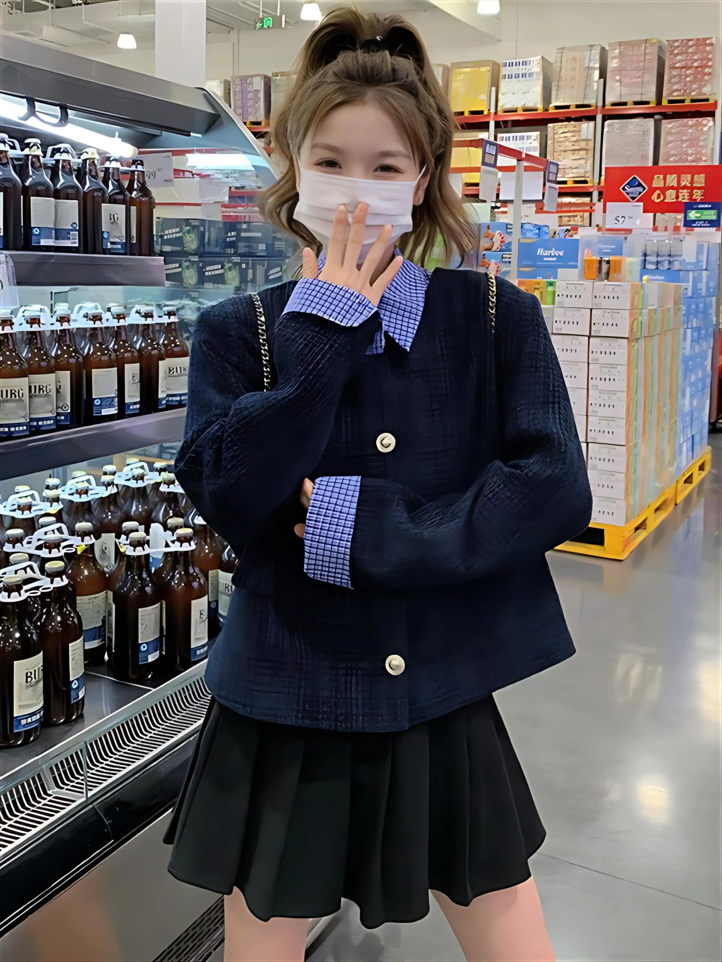 Твидовый жакет темно-синий женский летний с V-образным вырезом, винтажный, асимметричный, с вырезами, элегантный, с панелями, профессиональный, жаккардовый, шикарный
Твидовый жакет темно-синий женский летний с V-образным вырезом, винтажный, асимметричный, с вырезами, элегантный, с панелями, профессиональный, жаккардовый, шикарный