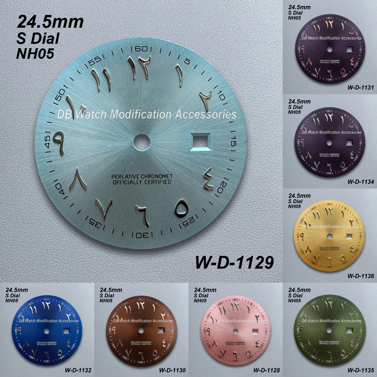 24.5mm S Logo High Quality Arab Dial Fit NH05 Movement Ladies' Sunray Watch Modification Accessories
24.5mm S Logo High Quality Arab Dial Fit NH05 Movement Ladies' Sunray Watch Modification Accessories