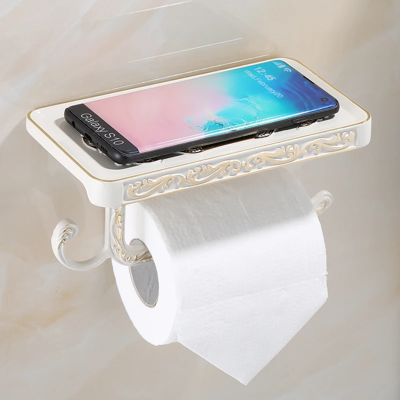Bathroom Mobile Phone Shelf European Roller Tray Holder Toilet Paper Storage Hanger No Punching Tissue Holder Household
Bathroom Mobile Phone Shelf European Roller Tray Holder Toilet Paper Storage Hanger No Punching Tissue Holder Household