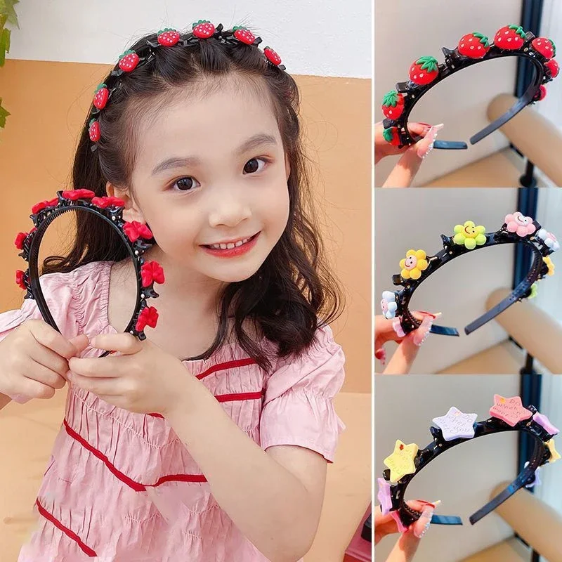 Children's Cartoon Acrylic Hairband Cartoon Flowers Cute Baby Headband Clip Fashion Girls Hair Accessories
Children's Cartoon Acrylic Hairband Cartoon Flowers Cute Baby Headband Clip Fashion Girls Hair Accessories