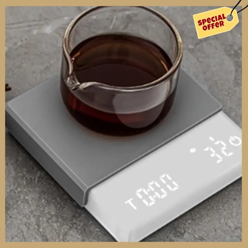 Classy-Mini Electronic Coffee Scale With Timer Touch Sensor LED Screen Espresso Mini Smart Timer
Classy-Mini Electronic Coffee Scale With Timer Touch Sensor LED Screen Espresso Mini Smart Timer