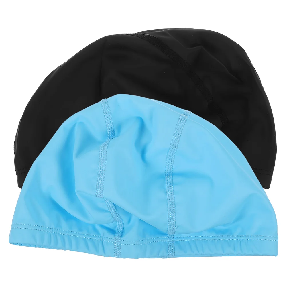 2 Pcs Swimming Cap Bathing Hat Pu Thicken for Hair Cloth Swimmers Youth Caps Men and Women Man Hats
2 Pcs Swimming Cap Bathing Hat Pu Thicken for Hair Cloth Swimmers Youth Caps Men and Women Man Hats