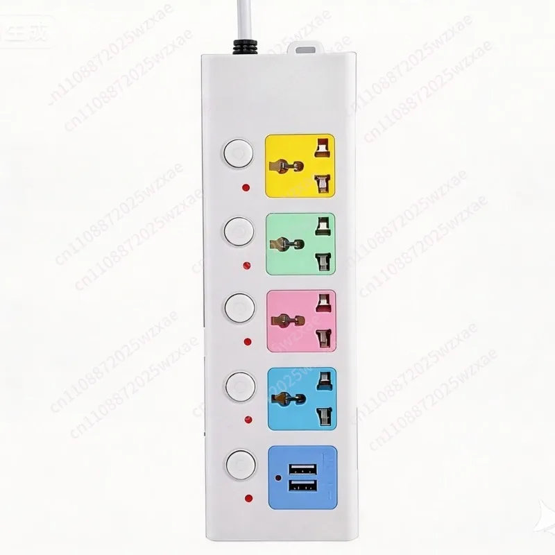 Multi-switch socket, socket with USB socket, anti-drop and anti-freeze
Multi-switch socket, socket with USB socket, anti-drop and anti-freeze