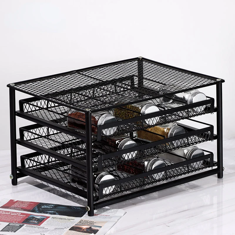 Pull-out Foldable and Contractible Three-Layer Countertop Kitchen Bathroom Storage Seasoning Rack Cruet Shelf
Pull-out Foldable and Contractible Three-Layer Countertop Kitchen Bathroom Storage Seasoning Rack Cruet Shelf