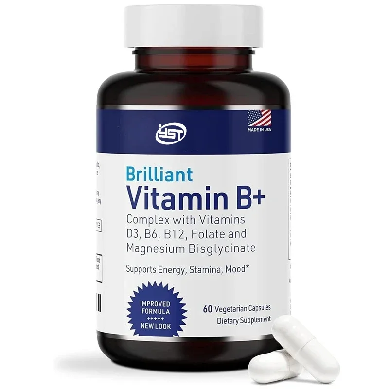 Комплекс витамина B содержит витамин B6, глицинат магния, Methyl B12, и фолиевую кислоту, как металл Folate-60 таблеток
Комплекс витамина B содержит витамин B6, глицинат магния, Methyl B12, и фолиевую кислоту, как металл Folate-60 таблеток