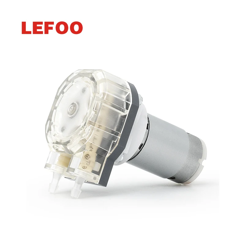 LEFOO DC12v DC24v Small Brushed Electric Peristaltic Pump for Chemical Medical with High Quality
LEFOO DC12v DC24v Small Brushed Electric Peristaltic Pump for Chemical Medical with High Quality