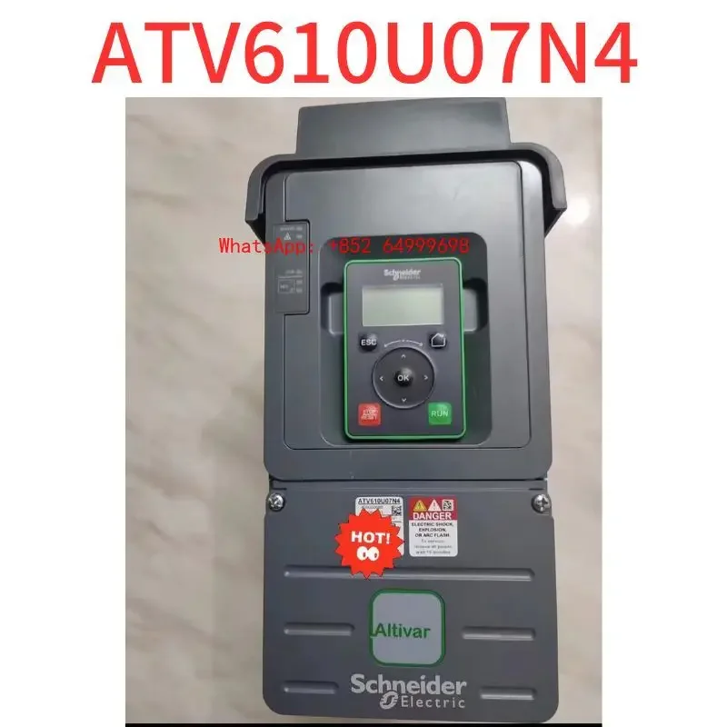 Brand New Frequency converter three-phase motor governor ATV610U07N4 750w 380V
Brand New Frequency converter three-phase motor governor ATV610U07N4 750w 380V
