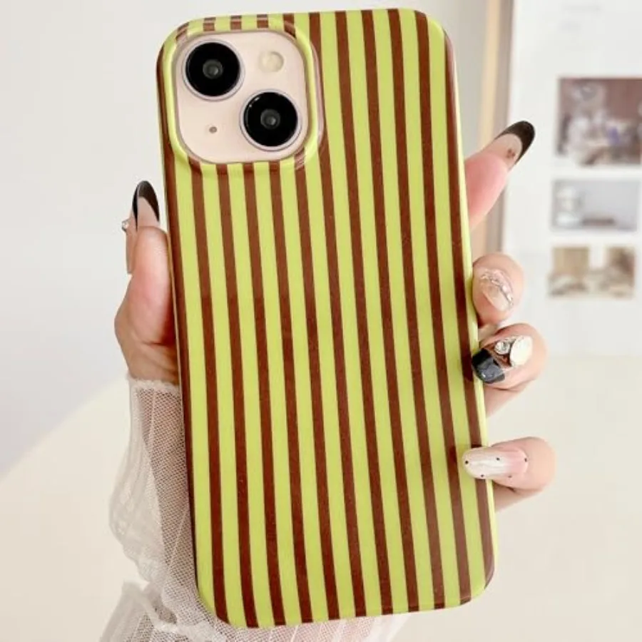 Striped Phone Case for iPhone 13 iPhone 14 iPhone 15, Fashion Retro Stripe Pattern Aesthetic Cover, Soft TPU Slim Shockproof Ca
Striped Phone Case for iPhone 13 iPhone 14 iPhone 15, Fashion Retro Stripe Pattern Aesthetic Cover, Soft TPU Slim Shockproof Ca