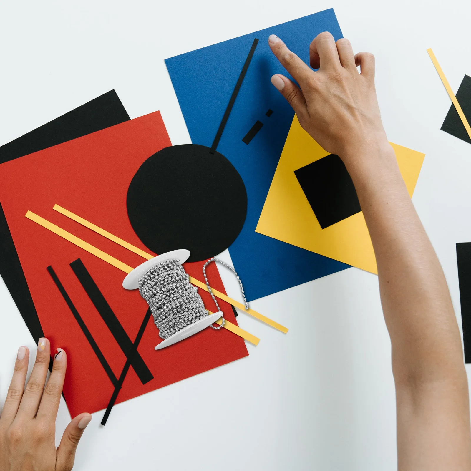 Electroplated Stainless Steel Beads Chain Roll Durable DIY Jewelry Making Necklace Bracelet Clothing Tags Beads Chain
Electroplated Stainless Steel Beads Chain Roll Durable DIY Jewelry Making Necklace Bracelet Clothing Tags Beads Chain