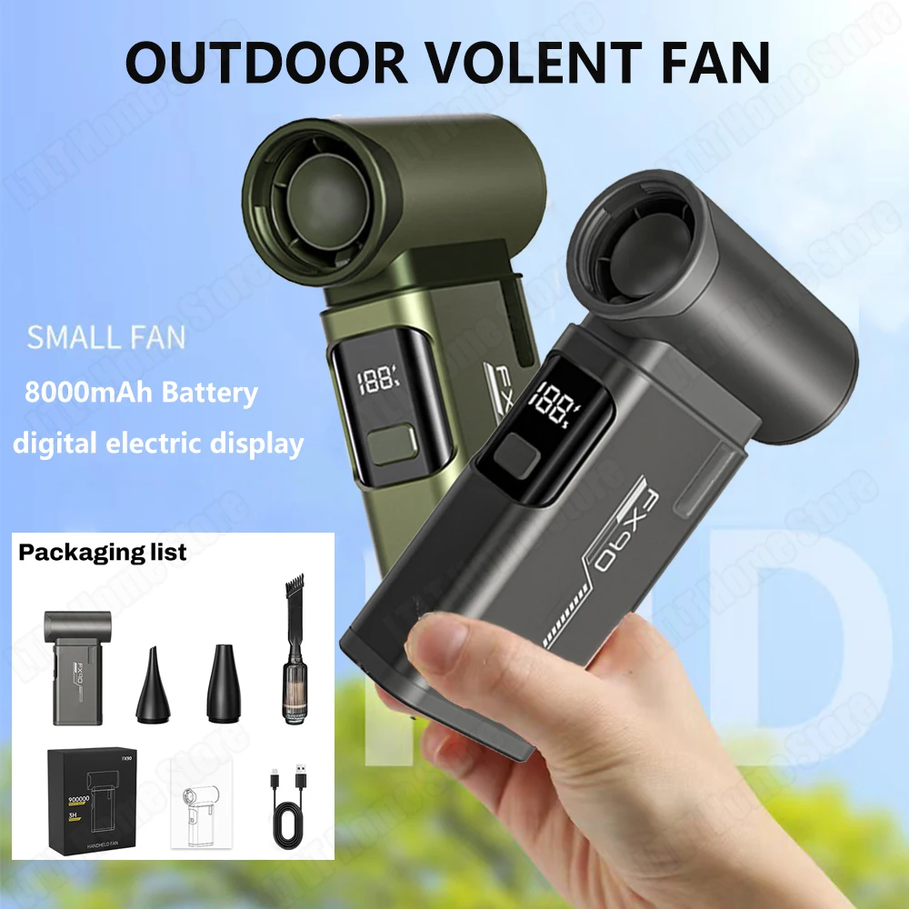 Turbo Fan Rechargeable Blower 900000RPM Brushless Air Blower Turbo Jet Fan Portable Dust Blower Electric Dryer Vacuum Cleaner
Turbo Fan Rechargeable Blower 900000RPM Brushless Air Blower Turbo Jet Fan Portable Dust Blower Electric Dryer Vacuum Cleaner