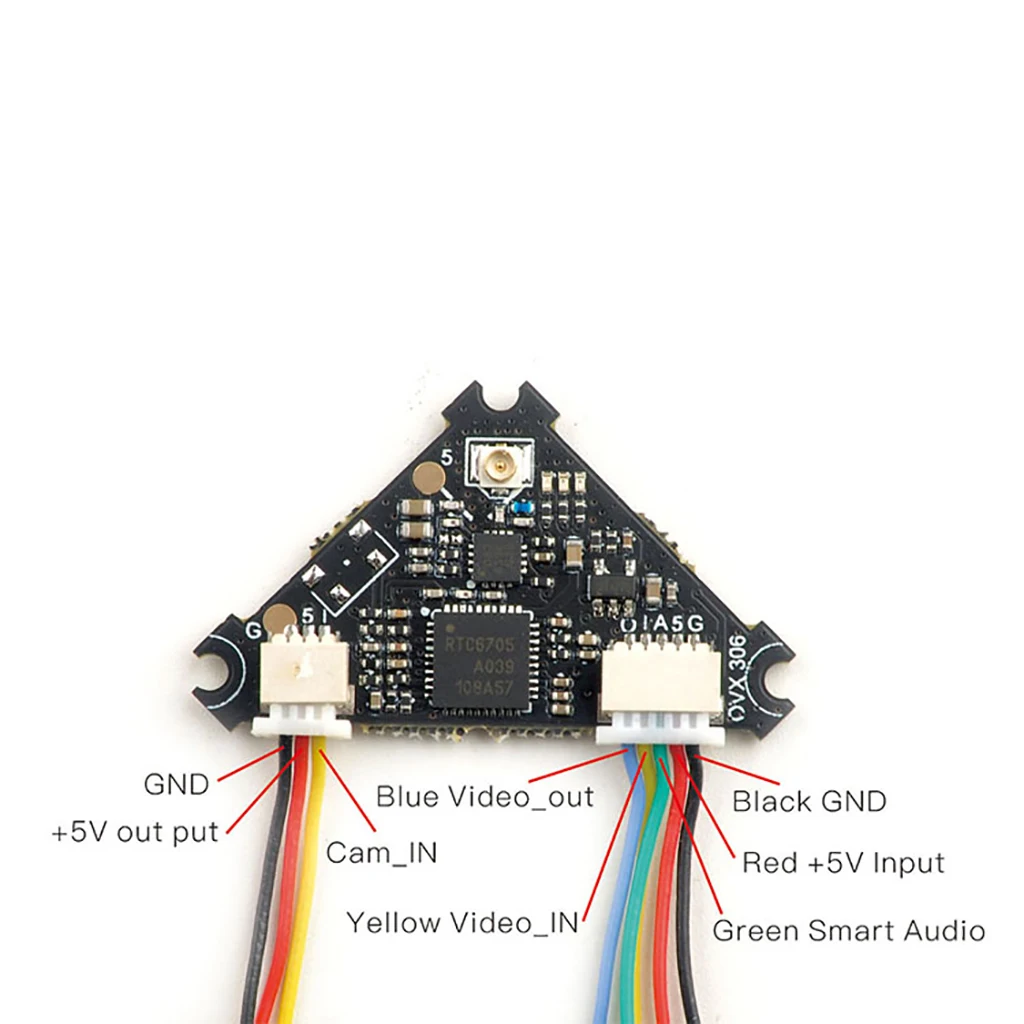 Happymodel OVX306 openvtx 5.8G 48ch 400mw VTX replacement of Bwhoop_vtx For SmartAudio Racing Drone Quadcopter
Happymodel OVX306 openvtx 5.8G 48ch 400mw VTX replacement of Bwhoop_vtx For SmartAudio Racing Drone Quadcopter