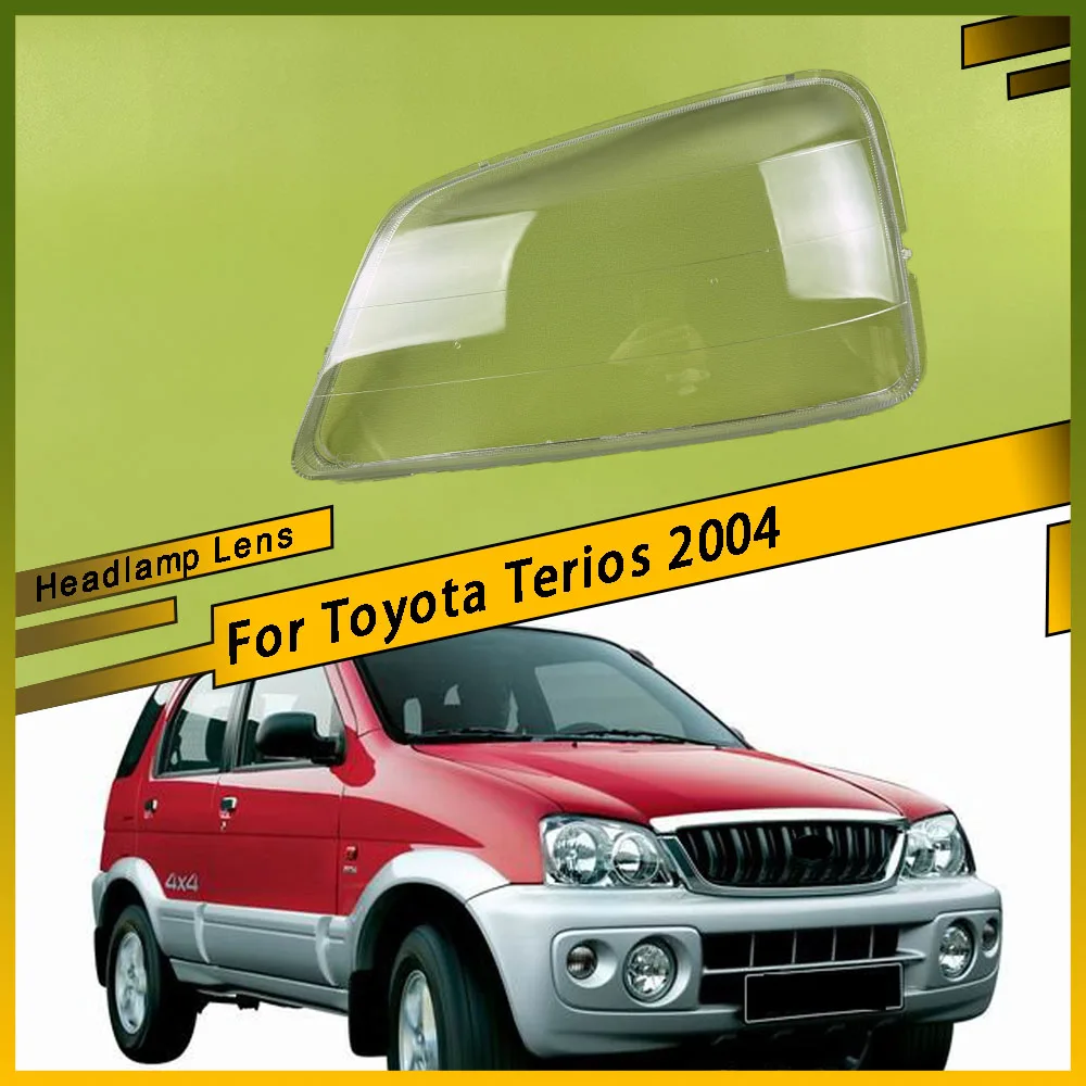 For Toyota Terios 2004 Front Headlamp Lens Cover Headlights Glass shade Lampshade Replace Original Transparent Lamp Shell
For Toyota Terios 2004 Front Headlamp Lens Cover Headlights Glass shade Lampshade Replace Original Transparent Lamp Shell