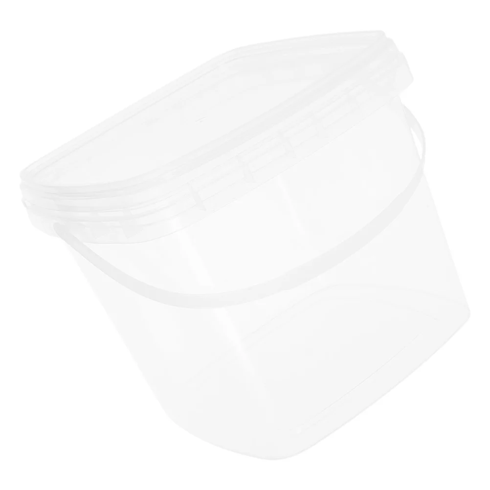 Handbag Ice Cream Tub Color Mixing Bucket Food Containers Square Plastic Buckets with Handles White Lids Wash Portable
Handbag Ice Cream Tub Color Mixing Bucket Food Containers Square Plastic Buckets with Handles White Lids Wash Portable