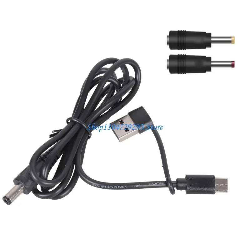 Y2GD Charging Line for Routers Fan USB Type C Input PD12V Technology 3A to DC5.5x2.1mm Power Cable with Adapters
Y2GD Charging Line for Routers Fan USB Type C Input PD12V Technology 3A to DC5.5x2.1mm Power Cable with Adapters