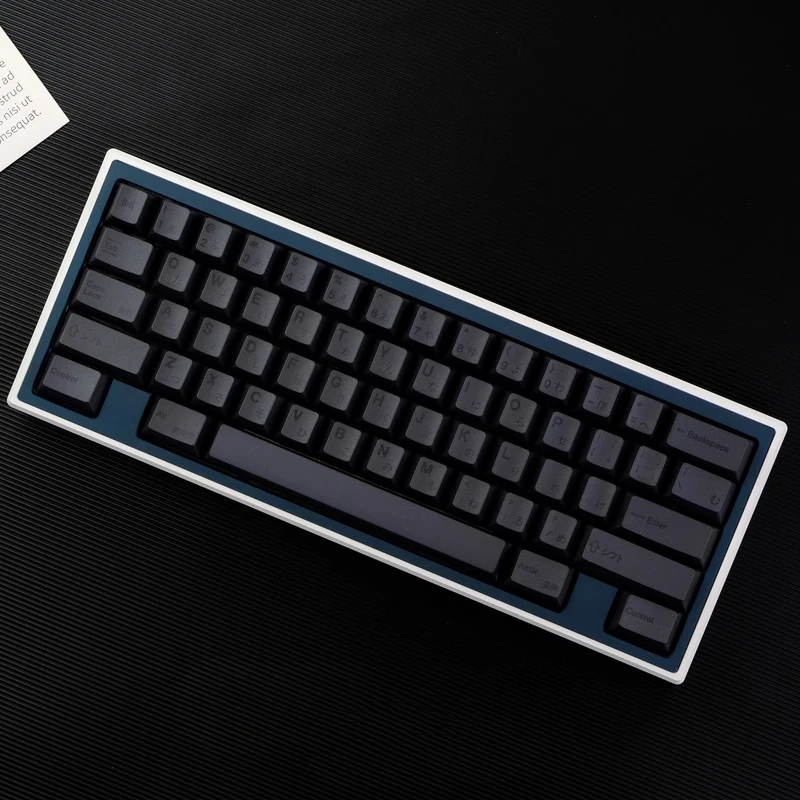 Minimalist Grey Keycap Black Original PBT Adapted 104/68/87/98/64/75 Mechanical Keyboard
Minimalist Grey Keycap Black Original PBT Adapted 104/68/87/98/64/75 Mechanical Keyboard