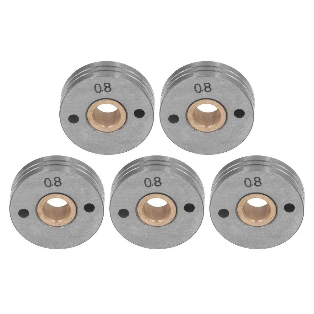 5PCS Steel Bearing Wire Feeder Wheel 0.8‑1.0mm Groove for BINZEl 15AK 24KD 36KD Welding Wire Guide Rollers Double Drive
5PCS Steel Bearing Wire Feeder Wheel 0.8‑1.0mm Groove for BINZEl 15AK 24KD 36KD Welding Wire Guide Rollers Double Drive