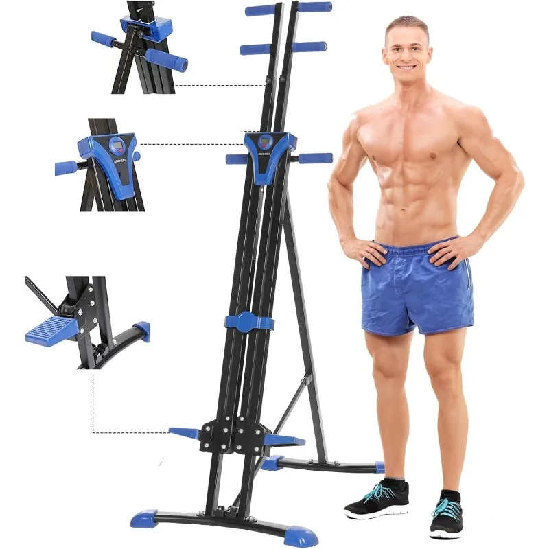 The ONLY Vertical Climber Machine Combined Resistance Training and High-Intensity Cardio,More Than 350 lbs Weight Capacity
The ONLY Vertical Climber Machine Combined Resistance Training and High-Intensity Cardio,More Than 350 lbs Weight Capacity