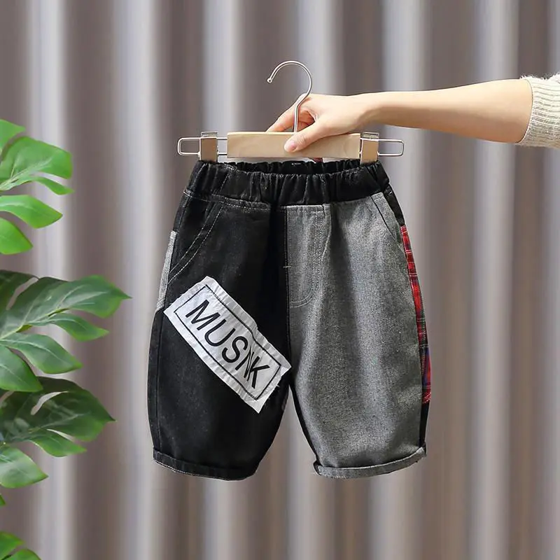 2023 Boys Clothing Summer New Fashion Casual Trend Korean Version Contrasting Colors Patchwork Loose Cowboy Shorts
2023 Boys Clothing Summer New Fashion Casual Trend Korean Version Contrasting Colors Patchwork Loose Cowboy Shorts