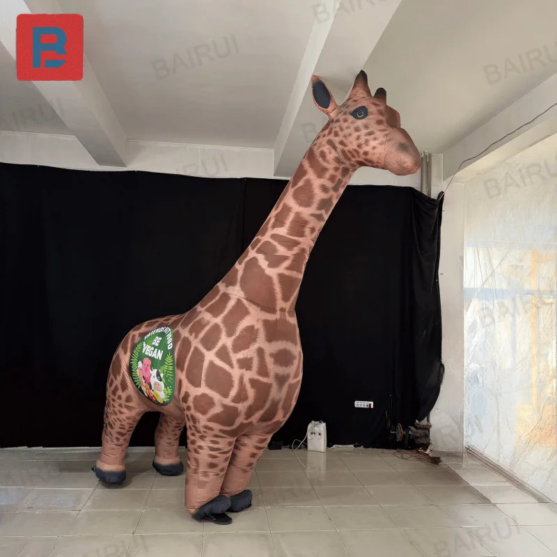 Надувной жираф, модель животного с компрессором, украшение для торгового центра на открытом воздухе
Надувной жираф, модель животного с компрессором, украшение для торгового центра на открытом воздухе