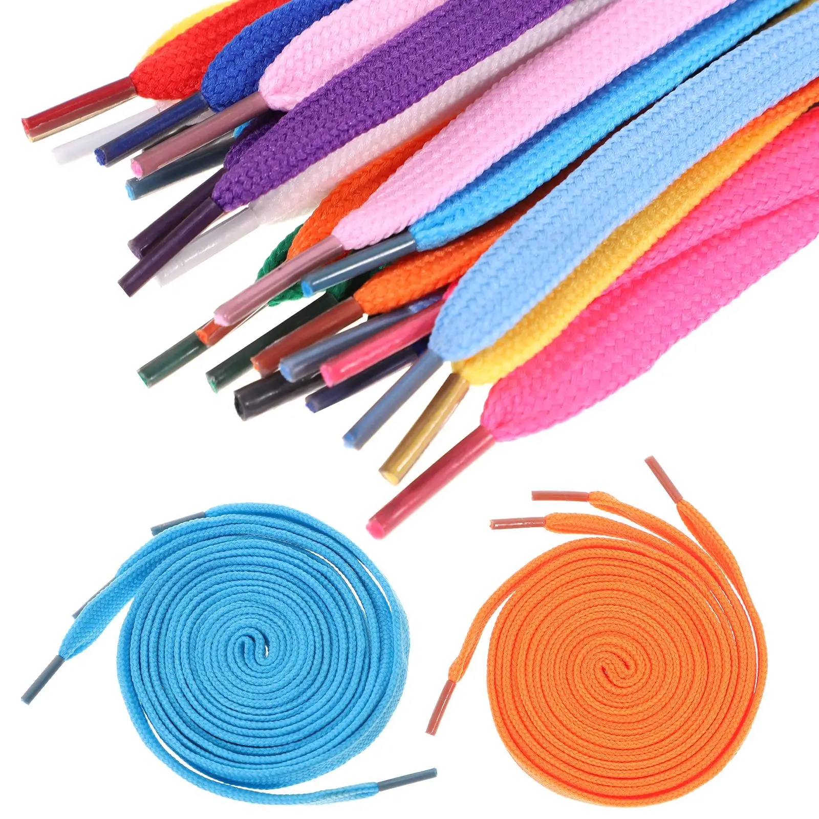 12 Pairs Flat Shoelaces Colorful Shoe Laces Strings 110x0.8cm Durable Polyester Nylon for Sneakers Athletic Shoes Boots
12 Pairs Flat Shoelaces Colorful Shoe Laces Strings 110x0.8cm Durable Polyester Nylon for Sneakers Athletic Shoes Boots