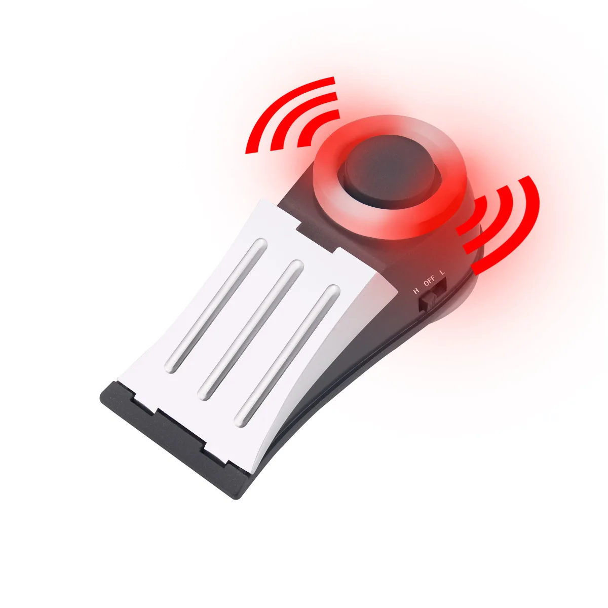 125dB Door Stop Alarm Portable Security Detection Wedge Door Stopper Alarm Adjustable Sensitivity Switch Anti-Slip
125dB Door Stop Alarm Portable Security Detection Wedge Door Stopper Alarm Adjustable Sensitivity Switch Anti-Slip