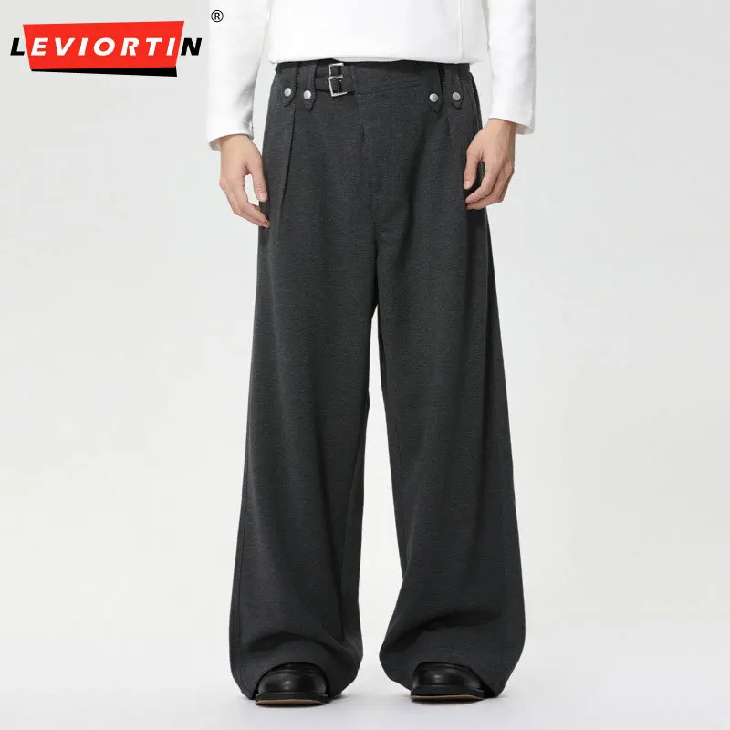 2025 зимние мужские модные модные ретро драпированные непринужденные металлические пуговицы на поясе, индивидуальные широкие шерстяные повседневные брюки, тренд
2025 зимние мужские модные модные ретро драпированные непринужденные металлические пуговицы на поясе, индивидуальные широкие шерстяные повседневные брюки, тренд