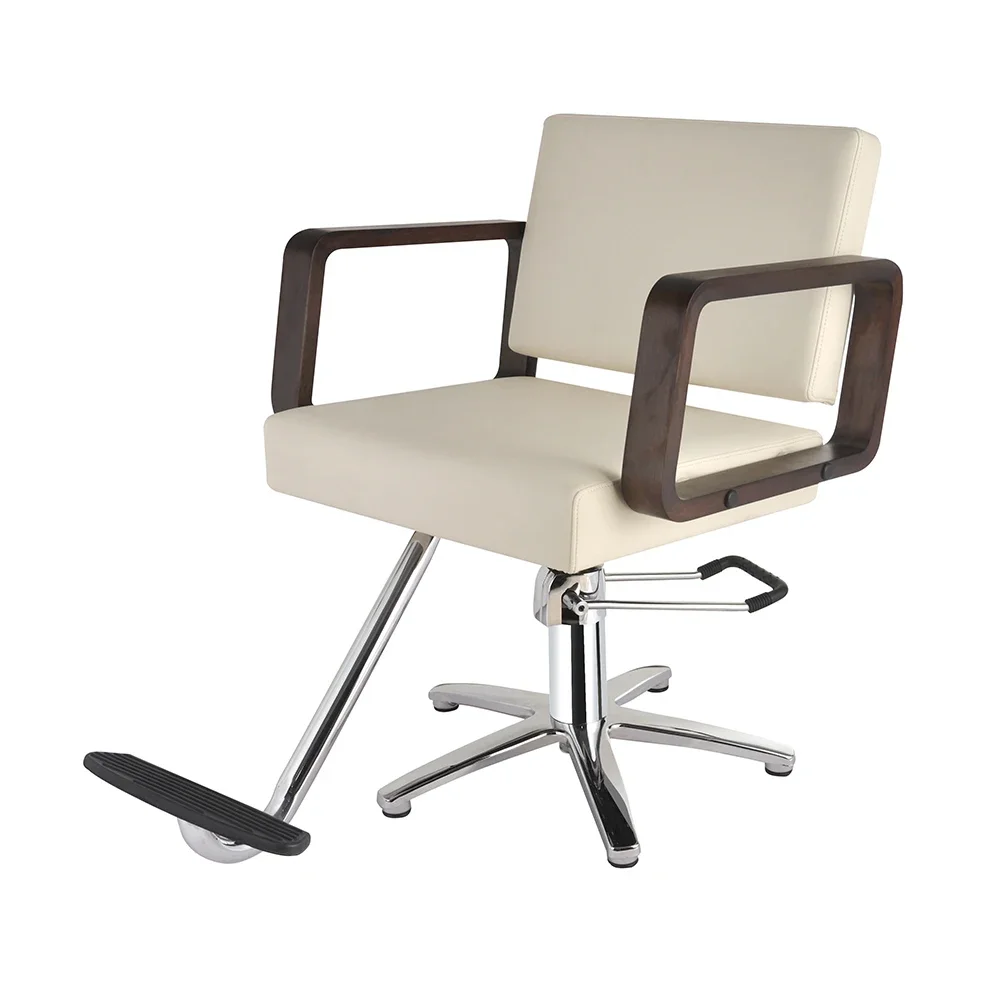 Wooden Arm Salon Furniture Beauty Salon Equipment Hairdressing Hydraulic Recliner Lift Down Barber Chairs
Wooden Arm Salon Furniture Beauty Salon Equipment Hairdressing Hydraulic Recliner Lift Down Barber Chairs