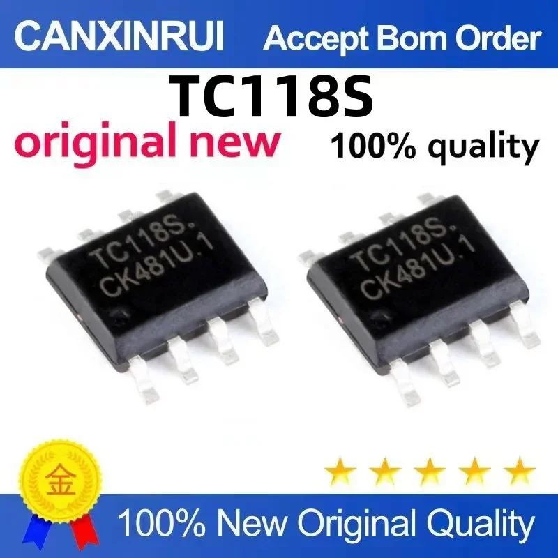 (5-100 pieces)New SMT TC118S SOP-8 Single Channel DC Motor Driver IC Chip
(5-100 pieces)New SMT TC118S SOP-8 Single Channel DC Motor Driver IC Chip