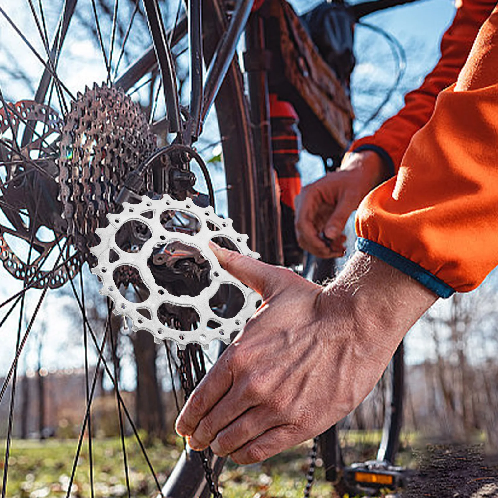 Bike Flywheel Repair Patch High Strength Steel For Mountain Road Bicycle Fixed Gear Hub Cycling Parts Maintenance Tool 
Bike Flywheel Repair Patch High Strength Steel For Mountain Road Bicycle Fixed Gear Hub Cycling Parts Maintenance Tool