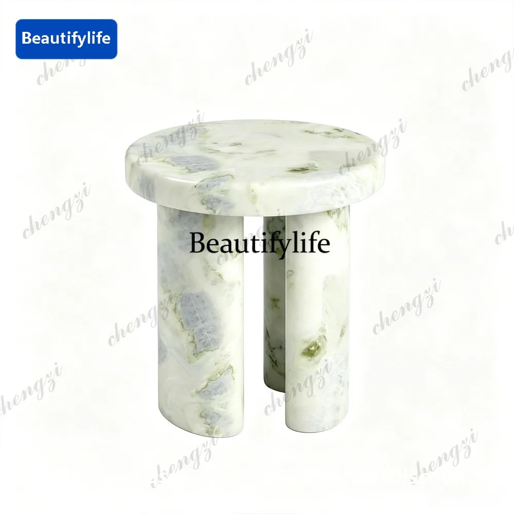 PP Italian minimalist natural marble round edge few living room home designer edge table corner few
PP Italian minimalist natural marble round edge few living room home designer edge table corner few