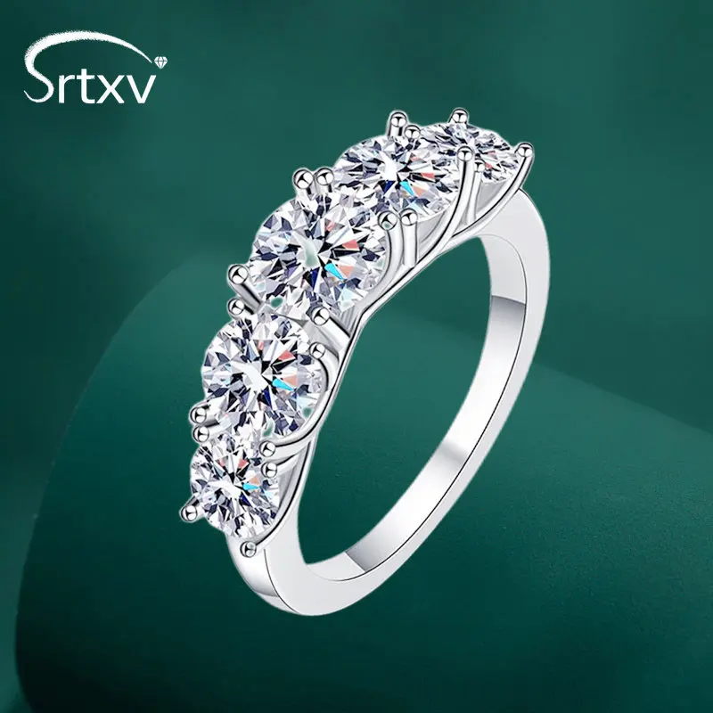 3.6cttw D Color Moissanite Rings For Women Wedding Engagement Fine Jewelry 925 Sterling Sliver Plated 18k Gold Eternity Band
3.6cttw D Color Moissanite Rings For Women Wedding Engagement Fine Jewelry 925 Sterling Sliver Plated 18k Gold Eternity Band