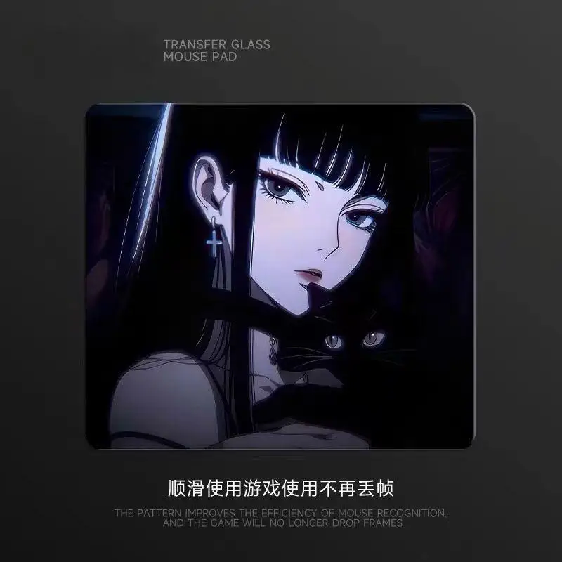 Niche Glass Mouse Pad Animation Anime Cool Girl Computer Desk Pad Dirty Resistant Keyboard E-sports Office Desk Glass Mouse Pad
Niche Glass Mouse Pad Animation Anime Cool Girl Computer Desk Pad Dirty Resistant Keyboard E-sports Office Desk Glass Mouse Pad