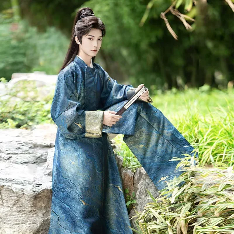 Autumn Winter Traditional Round Neck Robe Ancient Royal Cool Knight Cosplay Costume Historical Tang Dynasty Hanfu Dress Men's
Autumn Winter Traditional Round Neck Robe Ancient Royal Cool Knight Cosplay Costume Historical Tang Dynasty Hanfu Dress Men's