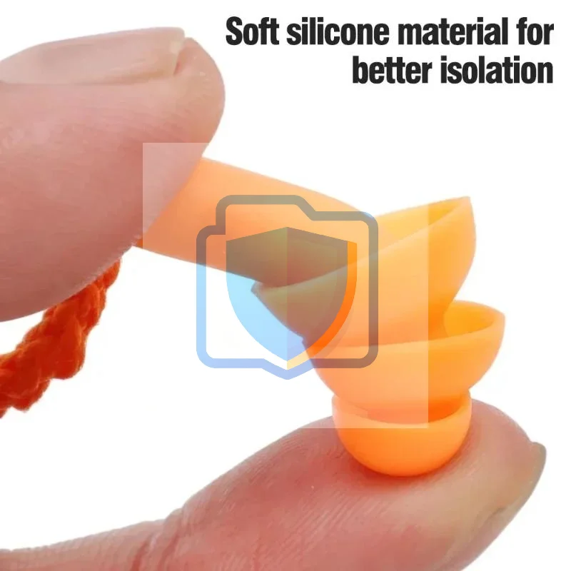 Reusable Silicone Corded Earplugs, Soft Waterproof Anti-Lost Swimming Ear Plugs, Reliable Hearing Protection
Reusable Silicone Corded Earplugs, Soft Waterproof Anti-Lost Swimming Ear Plugs, Reliable Hearing Protection