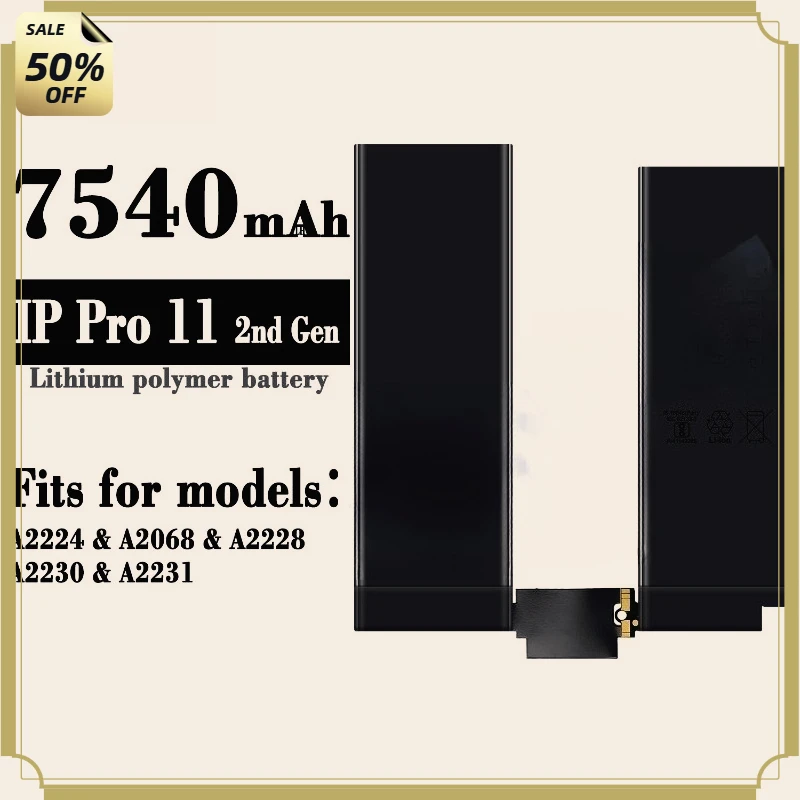 High Quality A2224/A2068/A2228/A2230 for IPad Pro 11 Second Generation Tablet Battery High Capacity Battery Replacement Bateria
High Quality A2224/A2068/A2228/A2230 for IPad Pro 11 Second Generation Tablet Battery High Capacity Battery Replacement Bateria