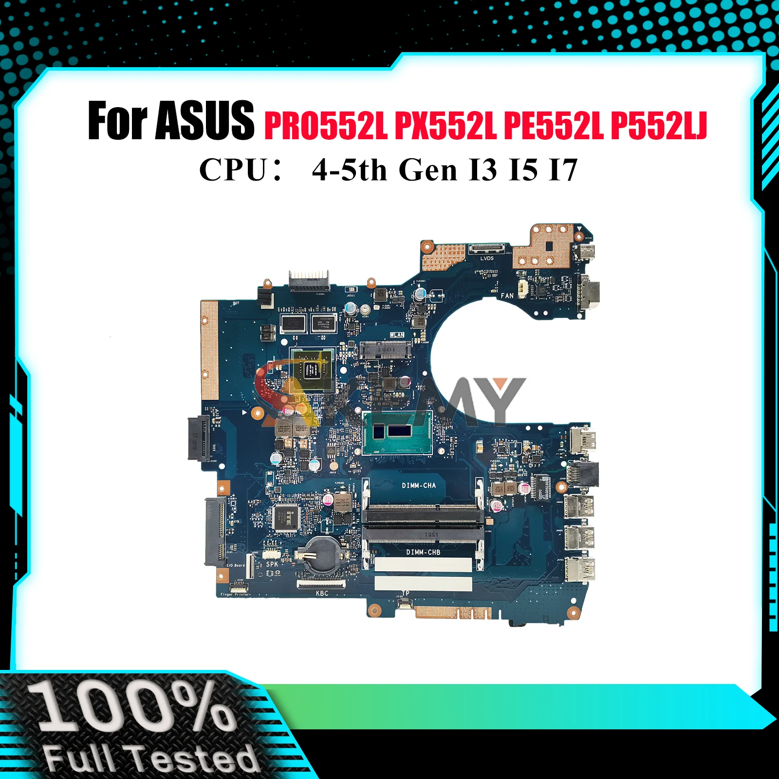 P552LJ Материнская плата для ноутбука ASUS ProArt P552LJ PE552L PRO552L PX552L P552L Материнская плата для ноутбука с процессором I3 I5 I7 100% тест в порядке
P552LJ Материнская плата для ноутбука ASUS ProArt P552LJ PE552L PRO552L PX552L P552L Материнская плата для ноутбука с процессором I3 I5 I7 100% тест в порядке