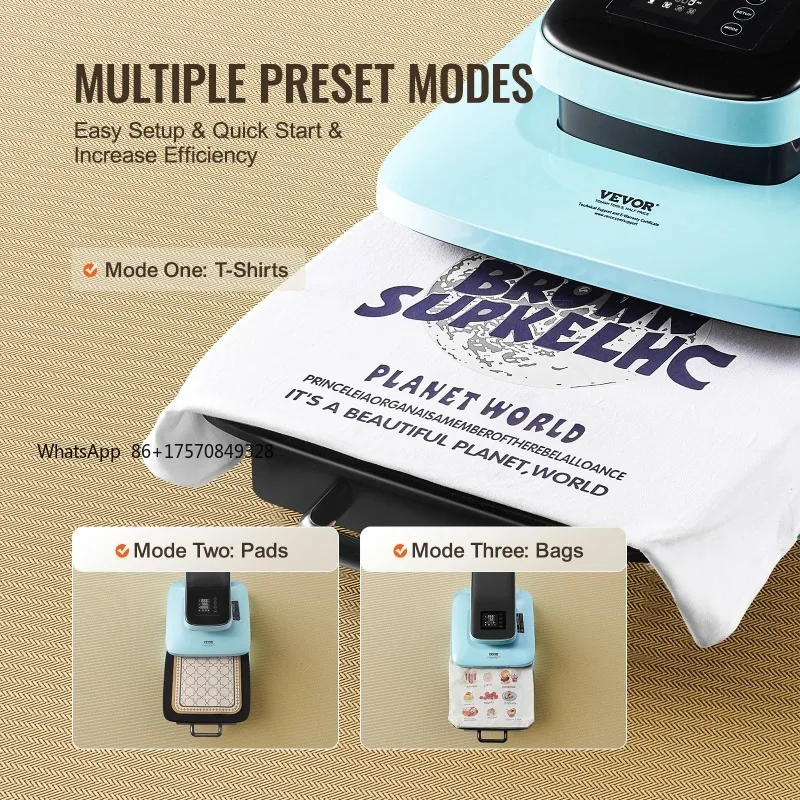 SucceBuy Auto Heat Press Machine 15x15in Auto Release Heats Up Fast and Evenly Sublimation Heat Press for T Shirts Sublimation
SucceBuy Auto Heat Press Machine 15x15in Auto Release Heats Up Fast and Evenly Sublimation Heat Press for T Shirts Sublimation