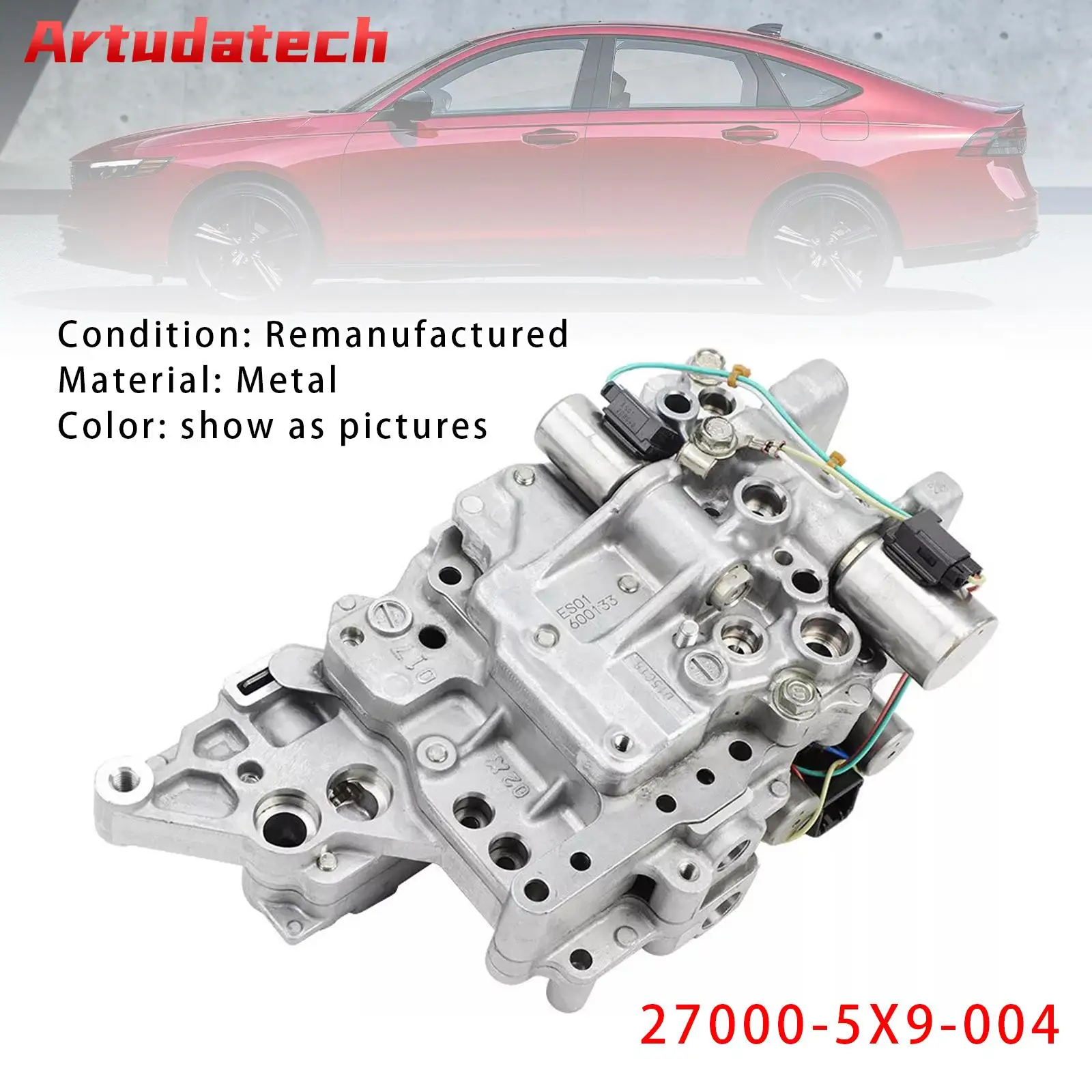 Корпус электромагнитного клапана трансмиссии Artudatech 5LS 5LK CVT для Honda CR-V Civic 1.5L 2015-2023 
Корпус электромагнитного клапана трансмиссии Artudatech 5LS 5LK CVT для Honda CR-V Civic 1.5L 2015-2023