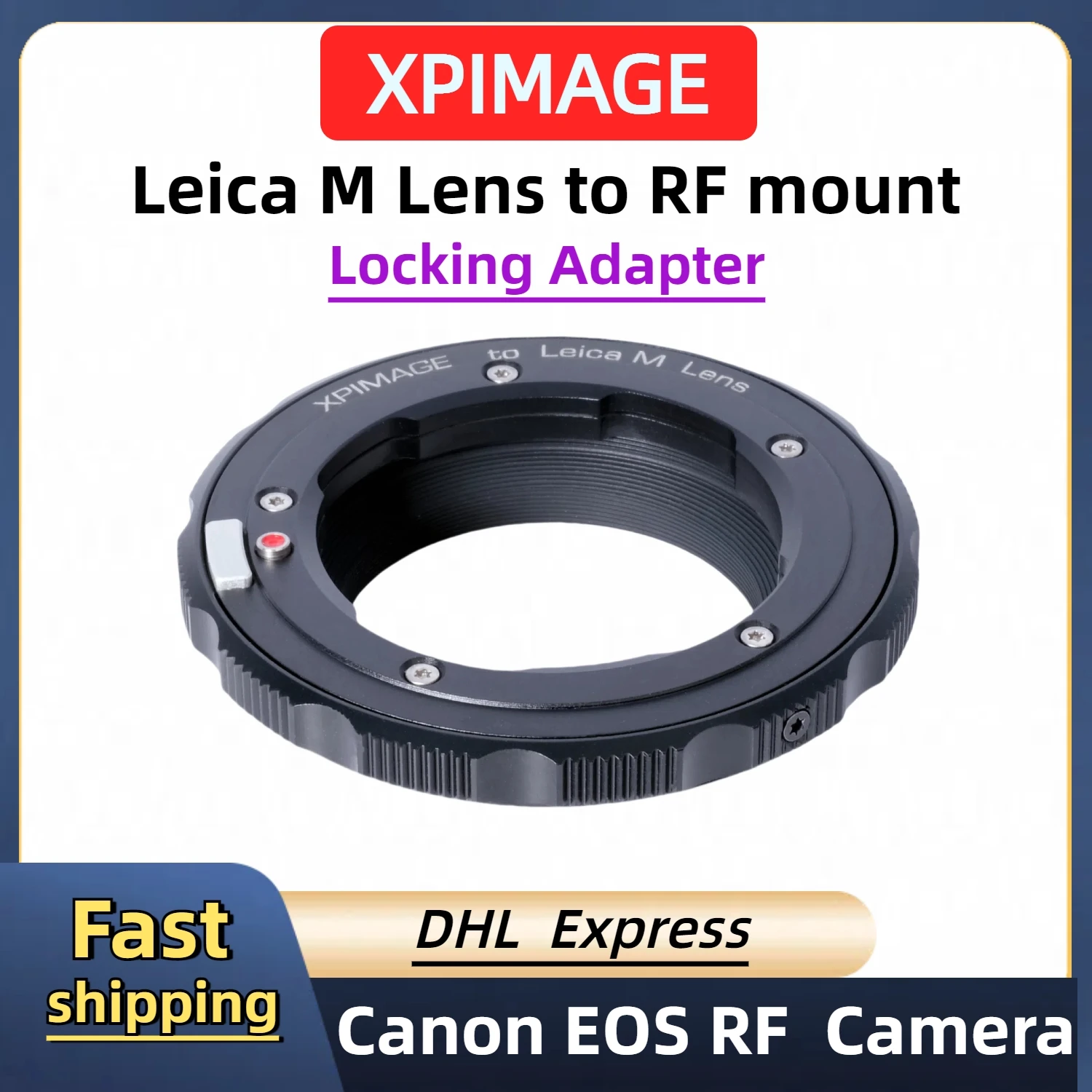 Объектив XPimage переходник для Leica M для беззеркальной камеры CANON EOS RF с полной рамкой, красное видение M на RF R5C R7 R5 R6 R10
Объектив XPimage переходник для Leica M для беззеркальной камеры CANON EOS RF с полной рамкой, красное видение M на RF R5C R7 R5 R6 R10