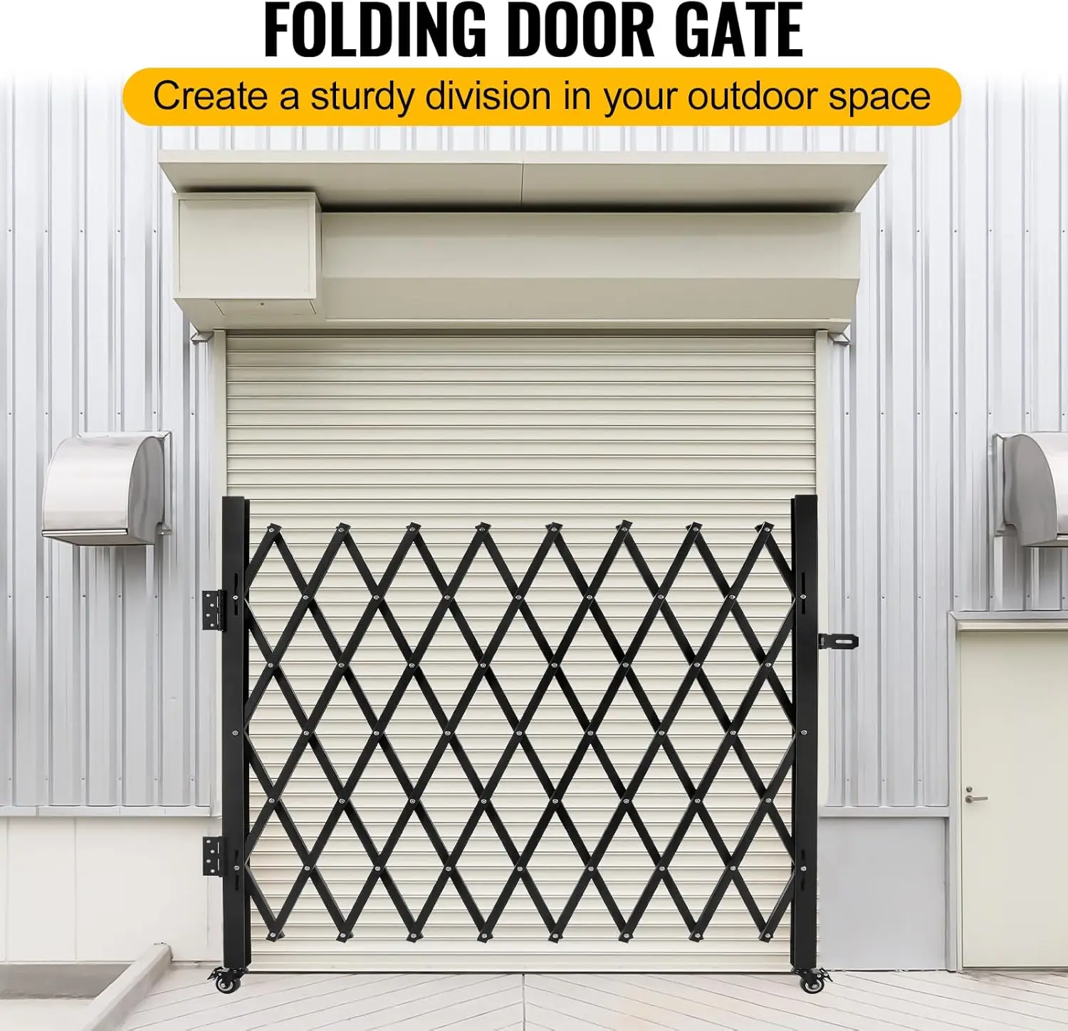 Stainless Steel Folding Security Gate Retractable Scissor Gate with Casters, Expanding Driveway Fence Barricade
Stainless Steel Folding Security Gate Retractable Scissor Gate with Casters, Expanding Driveway Fence Barricade
