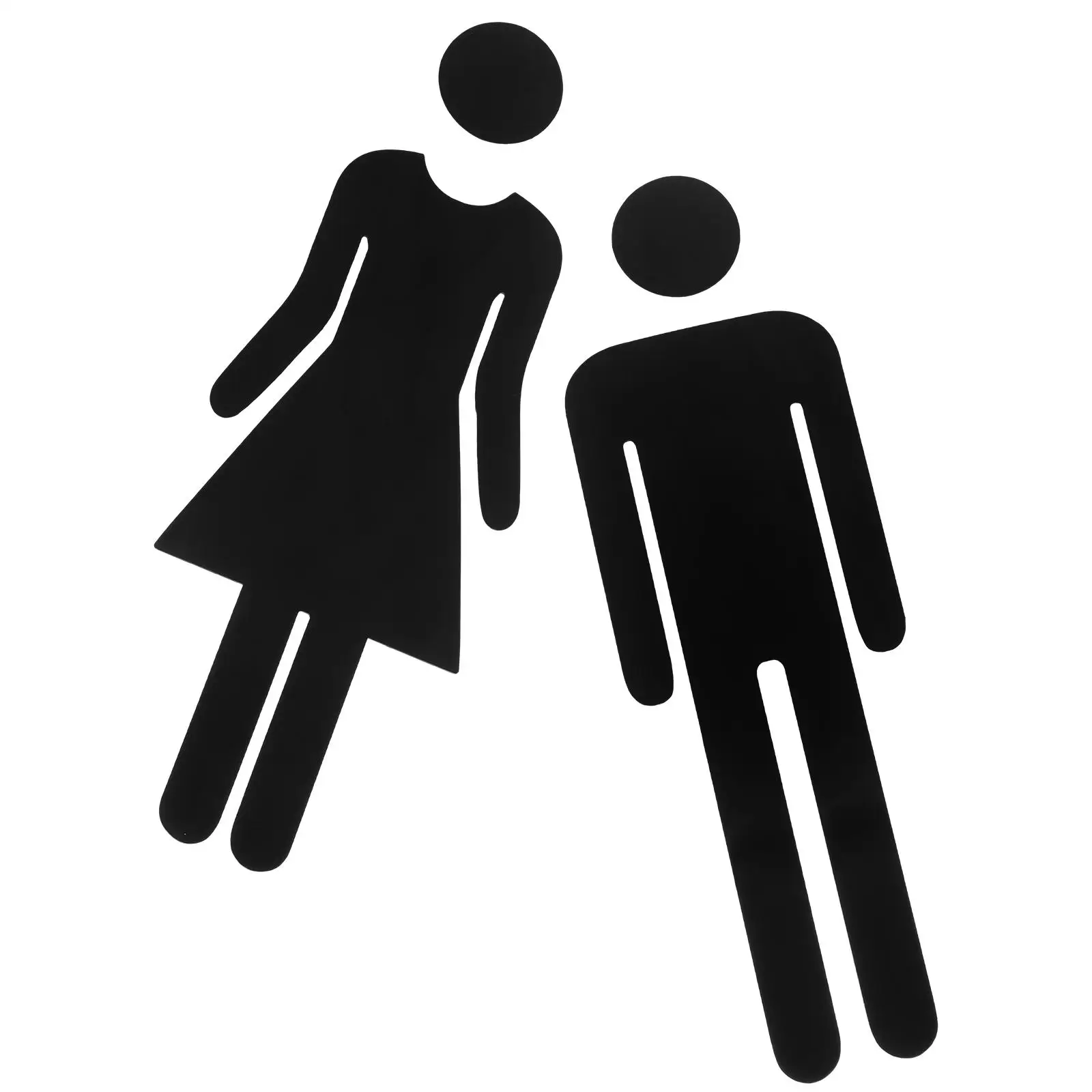 2Pcs Bathroom Signs Acrylic Toilet Indicator Plates 20cm Black Restroom Decor Identification For Door Washroom Signage
2Pcs Bathroom Signs Acrylic Toilet Indicator Plates 20cm Black Restroom Decor Identification For Door Washroom Signage