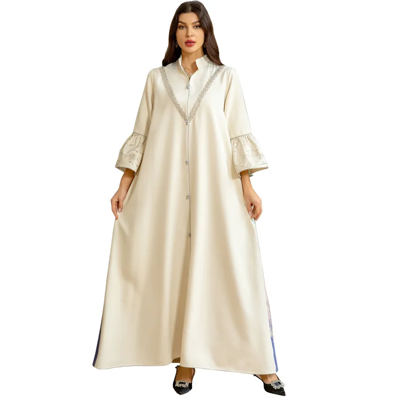 Dresses for Women 2024 Summer Muslim Women Long Sleeve V-neck Kaftan Party Evening Long Maxi Dress Gown Dubai Abaya Muslim Dress
Dresses for Women 2024 Summer Muslim Women Long Sleeve V-neck Kaftan Party Evening Long Maxi Dress Gown Dubai Abaya Muslim Dress