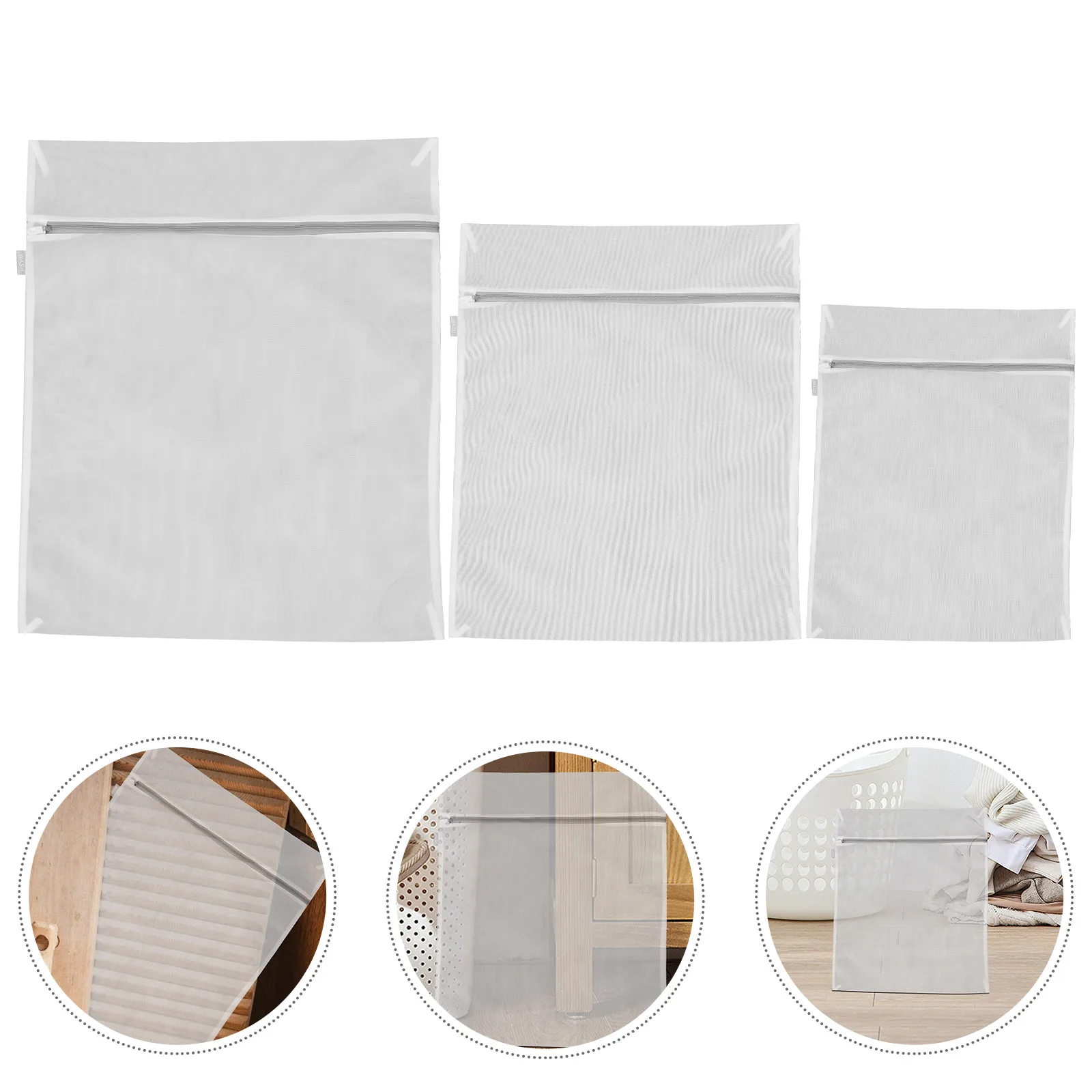 Premium 3Pcs Mesh Laundry Bags For Delicate Clothes Bra Underwear Wash Bags Clothes
Premium 3Pcs Mesh Laundry Bags For Delicate Clothes Bra Underwear Wash Bags Clothes