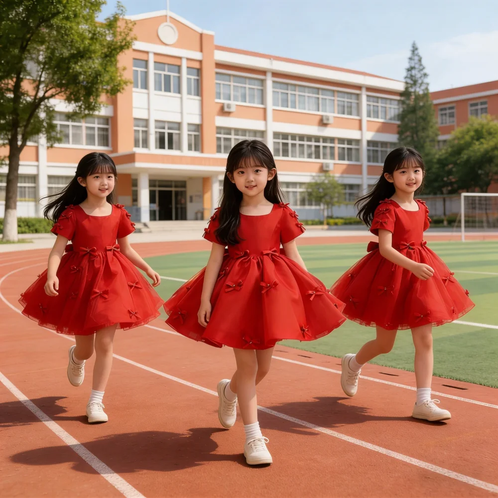 Red Girls Dress Eid Kids Clothing Performancet Performance Formal Party Celebration Costume Fashion Princess Gown Children Hos
Red Girls Dress Eid Kids Clothing Performancet Performance Formal Party Celebration Costume Fashion Princess Gown Children Hos