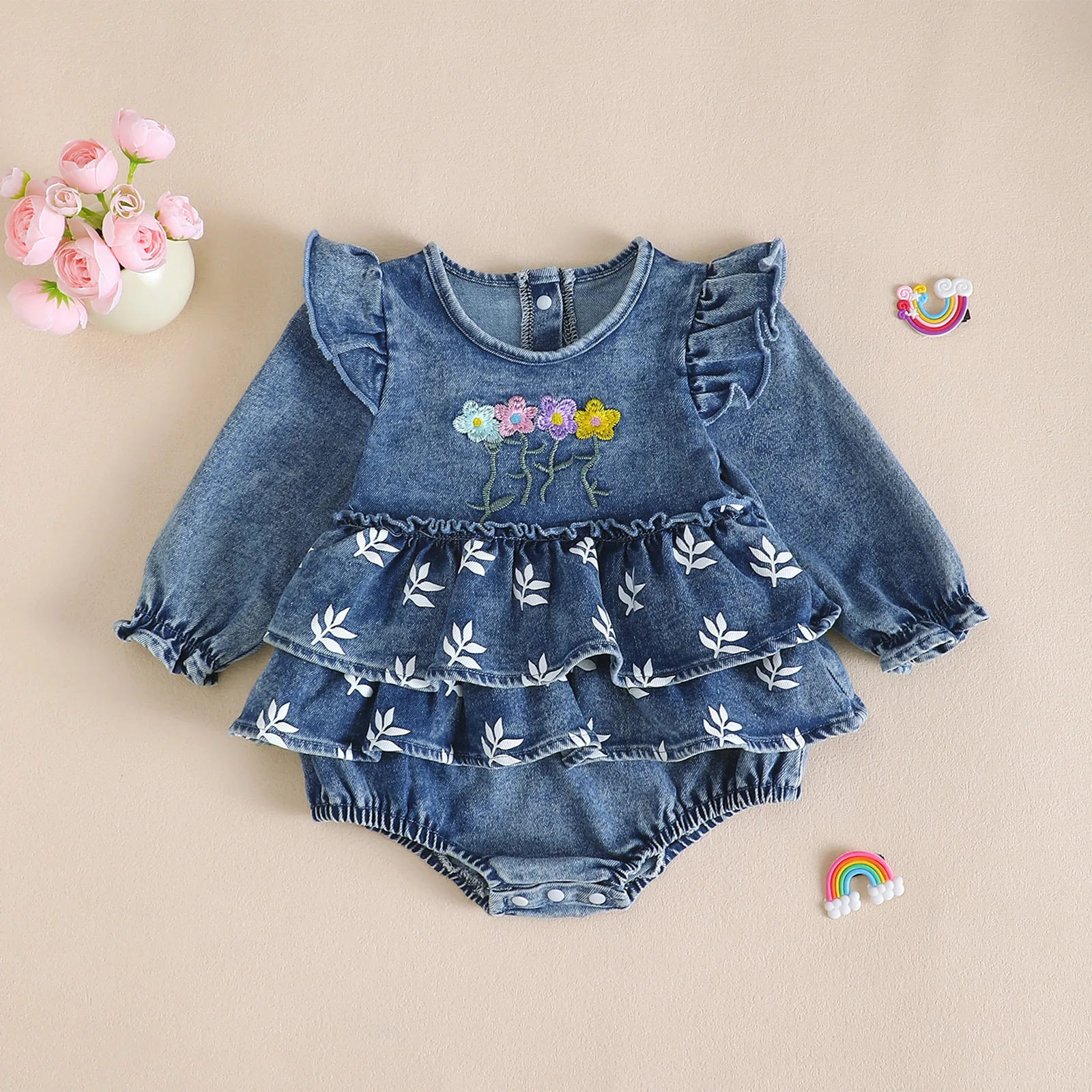 Джинсовые комбинезоны для девочек 2026: Новые модные весенне-осенние комбинезоны с длинным рукавом и рукавами-крылышками для малышей и детей
Джинсовые комбинезоны для девочек 2026: Новые модные весенне-осенние комбинезоны с длинным рукавом и рукавами-крылышками для малышей и детей